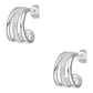 Semi argolla triple circones de plata 925 - Miniatura 1