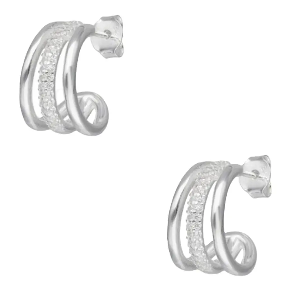Semi argolla triple circones de plata 925 1