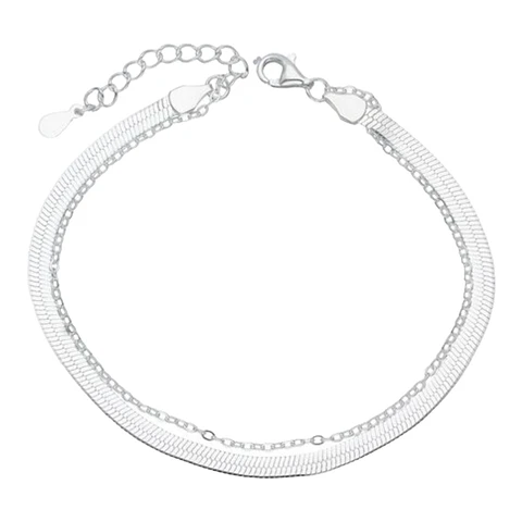Pulsera doble rolo cinta