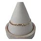 Pulsera grumet hombre de plata 925 bañada en oro de 18 k - Miniatura 1