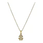 Collar niña circones de plata 925 bañada en oro de 18 k - Miniatura 2