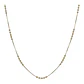 choker ajustable con esferas de plata 925 bañado en oro de 18 k - Miniatura 2