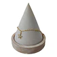 Tobillera infinitos estrella circones de plata 925 bañada en oro 18 k - Miniatura 1