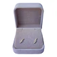 Aro argolla lisa 12 mm de plata 925 bañado en oro de 18 k - Miniatura 2