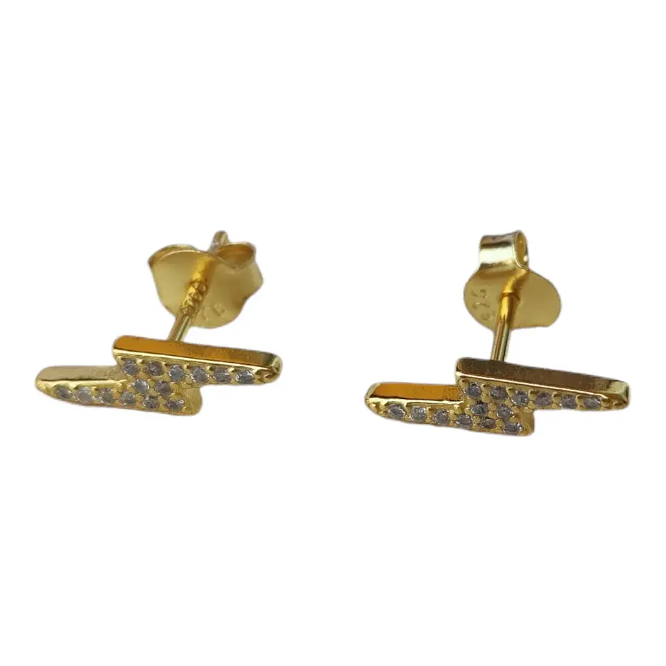 Aro argolla lisa 12 mm de plata 925 bañado en oro de 18 k 3