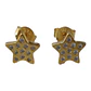 Aro estrellas circones de plata 925 bañado en oro de 18 k - Miniatura 2