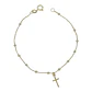 Pulsera denario de plata 925 bañada en oro de 18 k - Miniatura 2