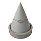 Pulsera mano de fatima circones de plata 925 bañada en oro de 18 k - Miniatura 2