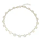Tobillera estrellas de plata 925 bañada en oro de 18 k - Miniatura 2