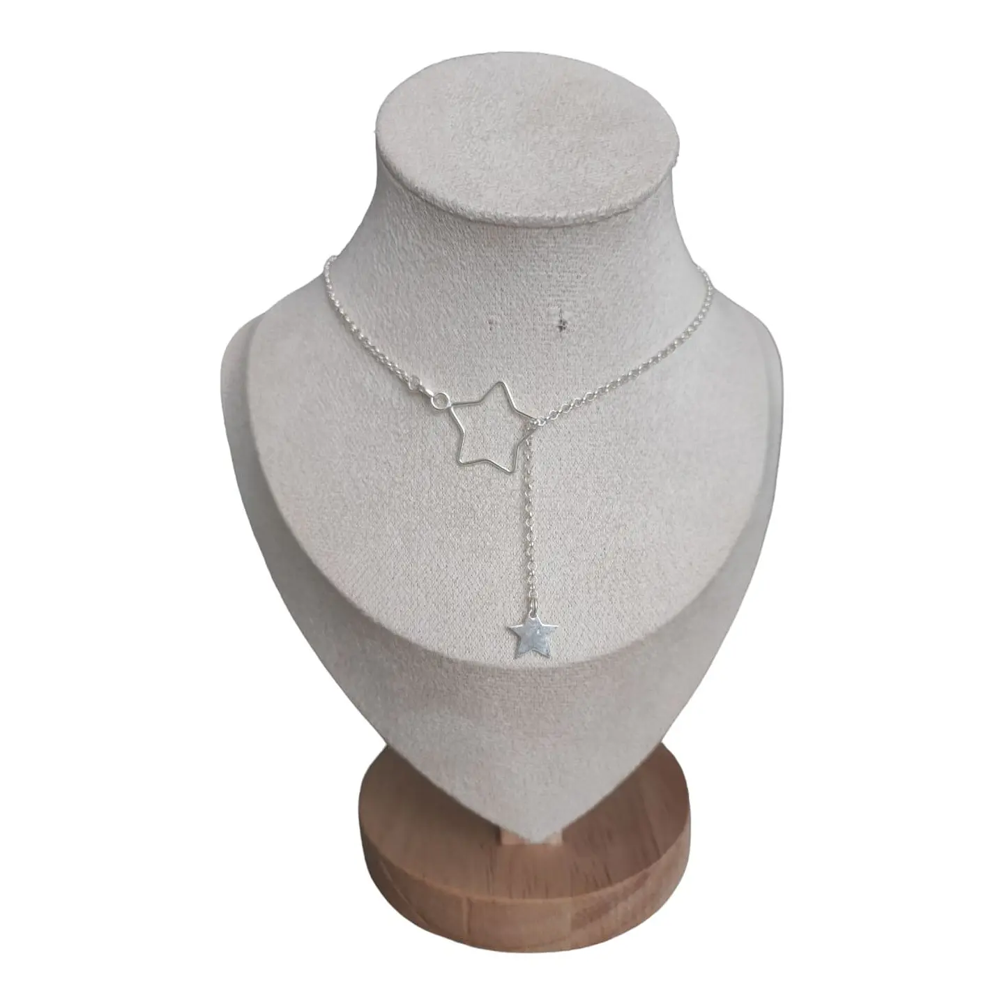 collar corbatero estrella de plata s925 1