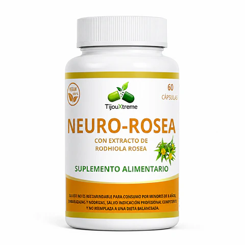 Rhodiola Rosea | Suplemento Alimenticio Adaptógeno | 60 Cápsulas | 400MG