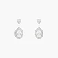 Pendientes Diamante Ovalados En Halo - Miniatura 1