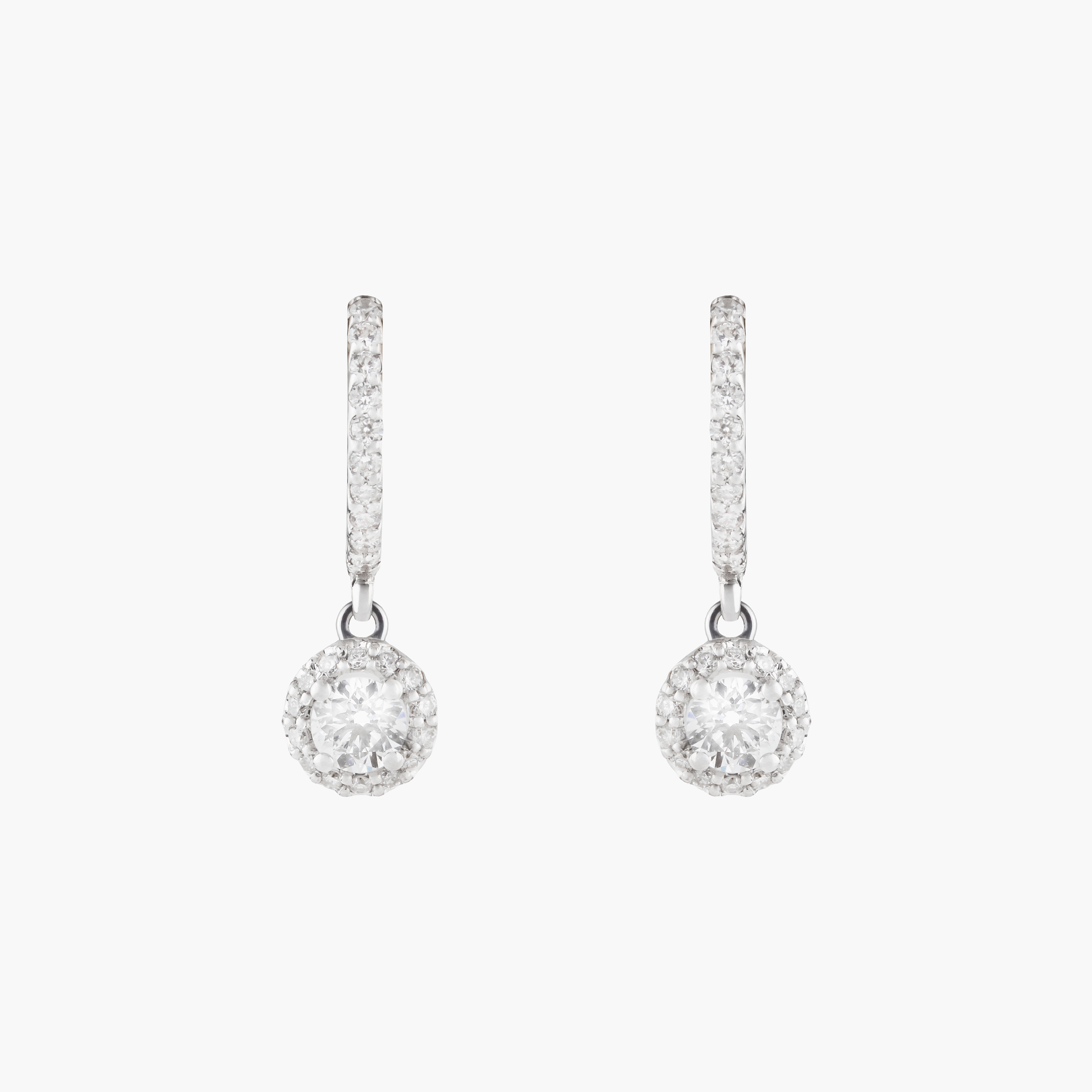 Aros en Halo De Diamantes 1