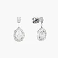 Pendientes Diamante Ovalados En Halo - Miniatura 2