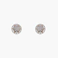 Aros Racimo  Diamantes En Oro Blanco- Rosa - Miniatura 1