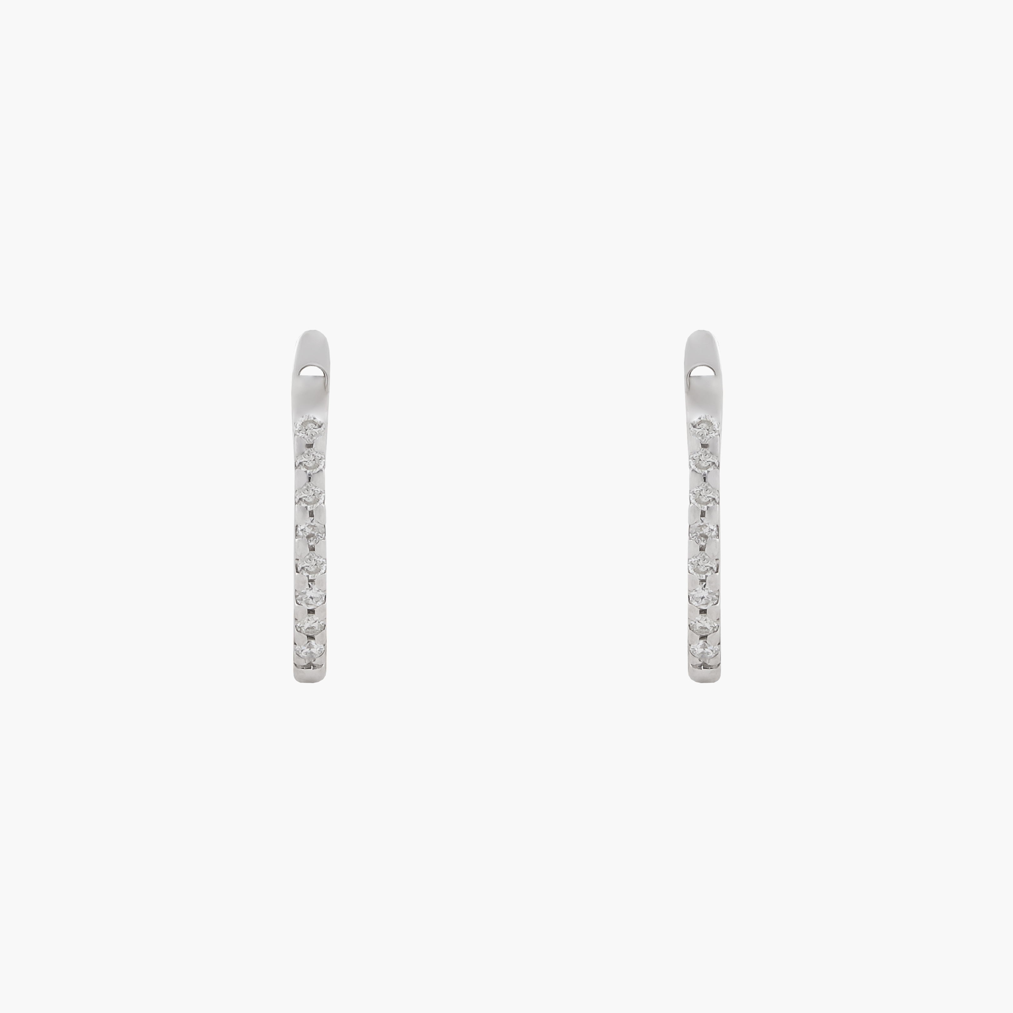 Argollas Ovalada Pettite Con Diamantes 1