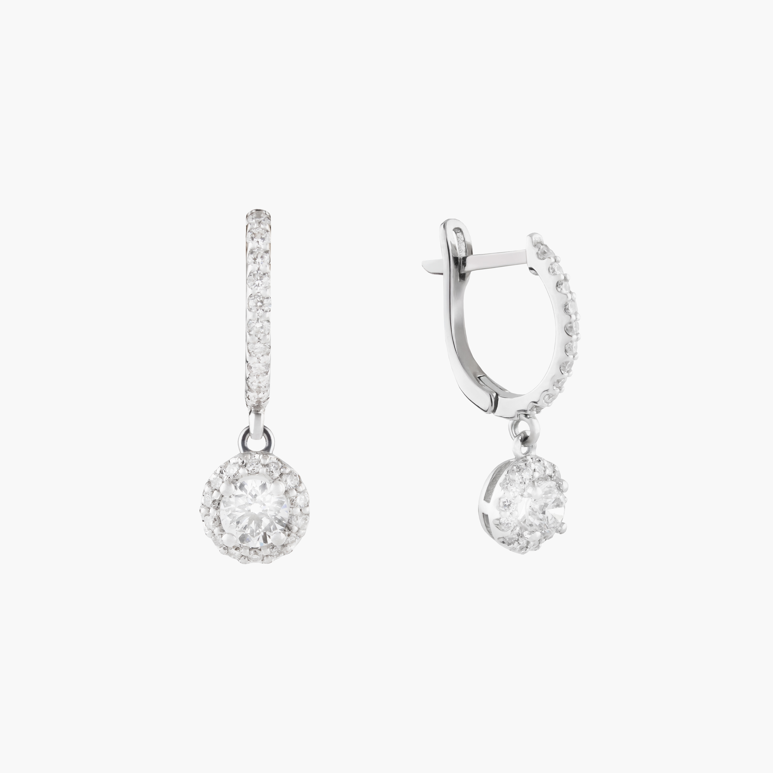 Aros en Halo De Diamantes 2