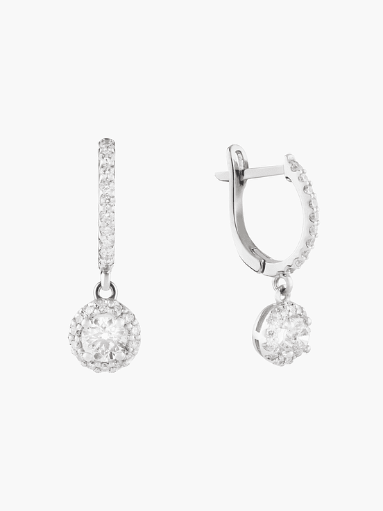 Aros en Halo De Diamantes 2