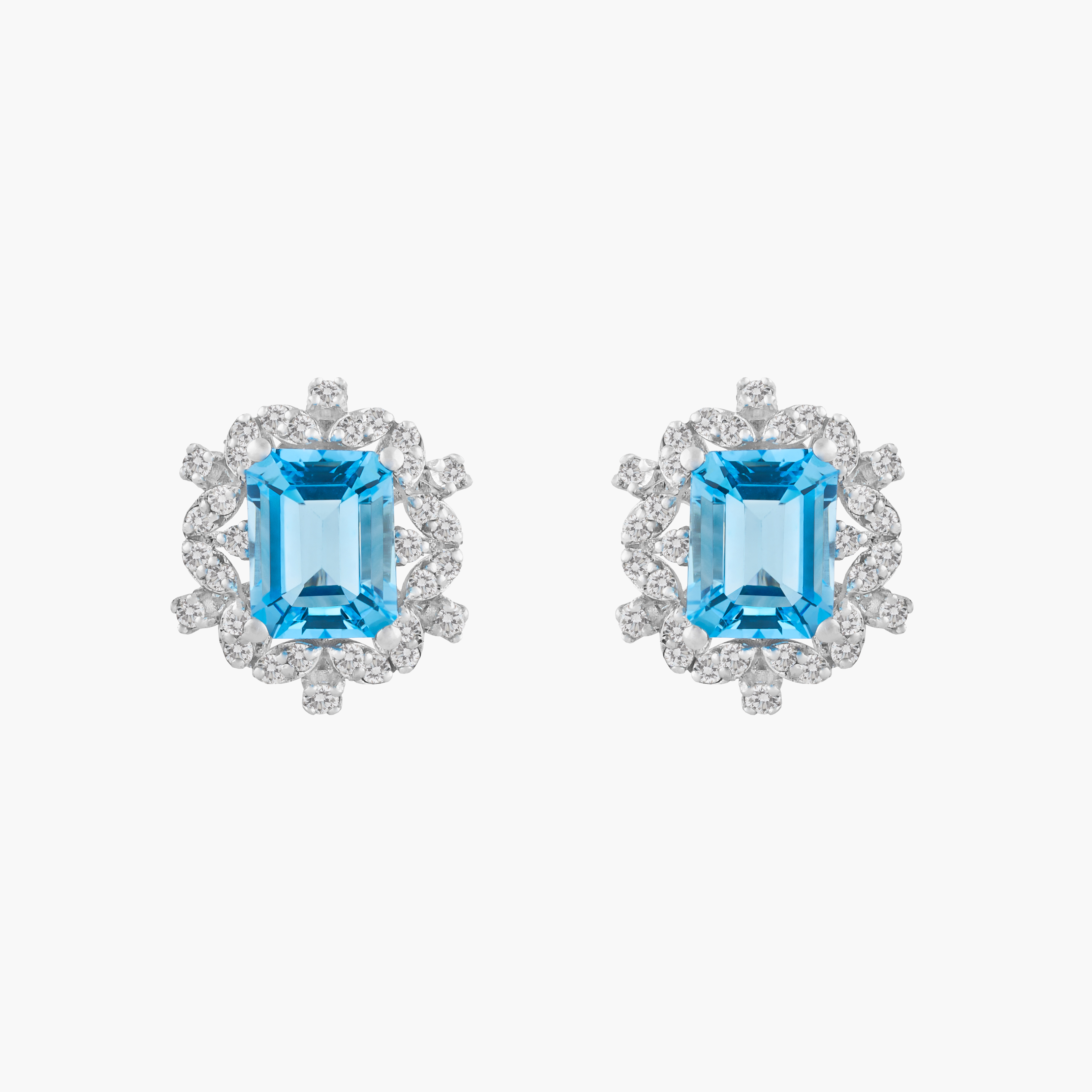 Aros Topacio Y Diamantes 1