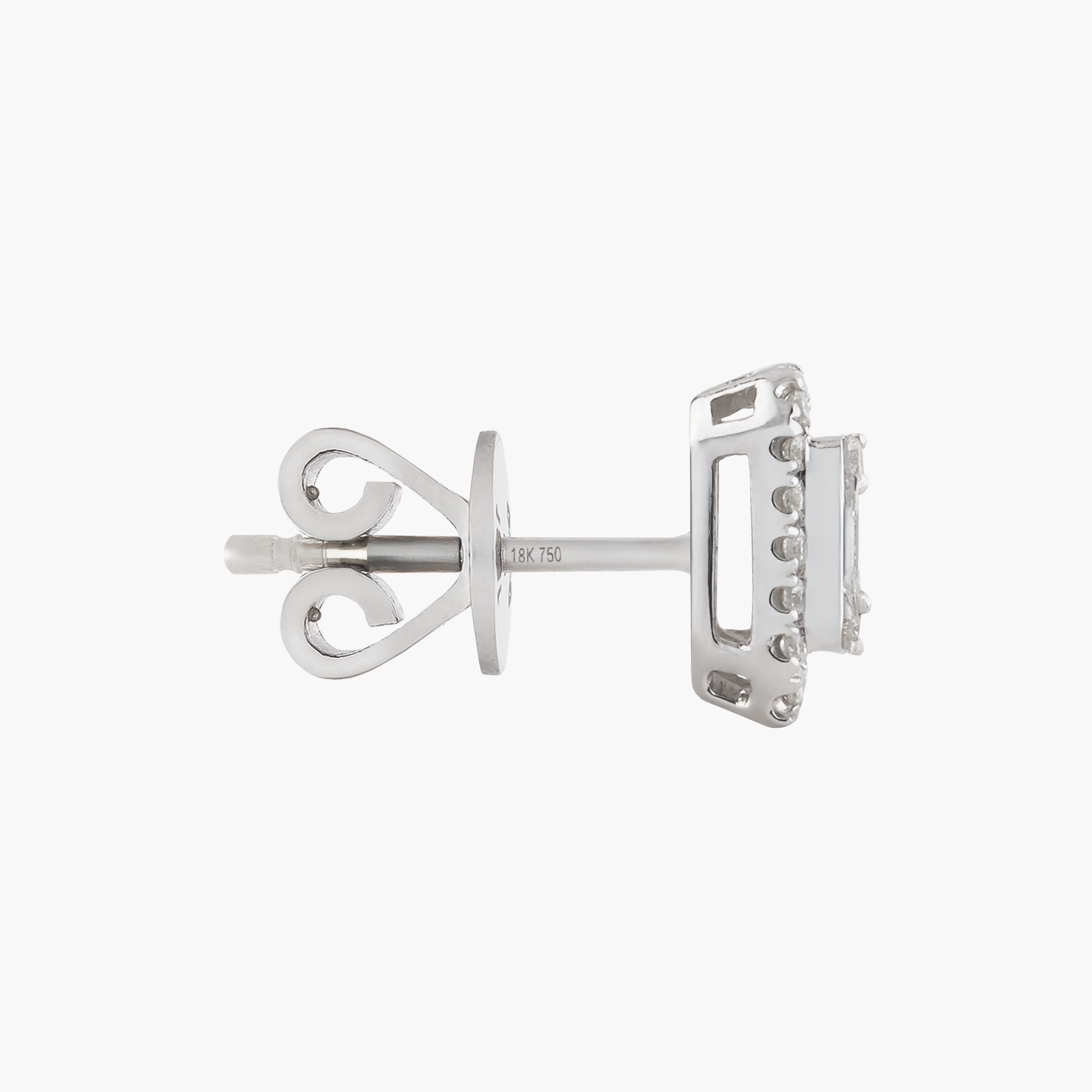 Aros  Diamantes Tipo Botton 3