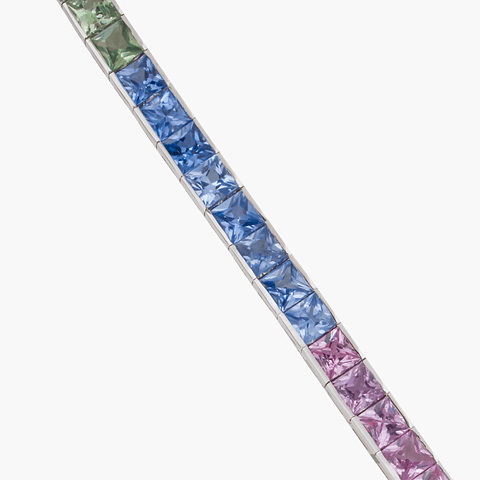 Pulsera  Zafiros Arcoiris