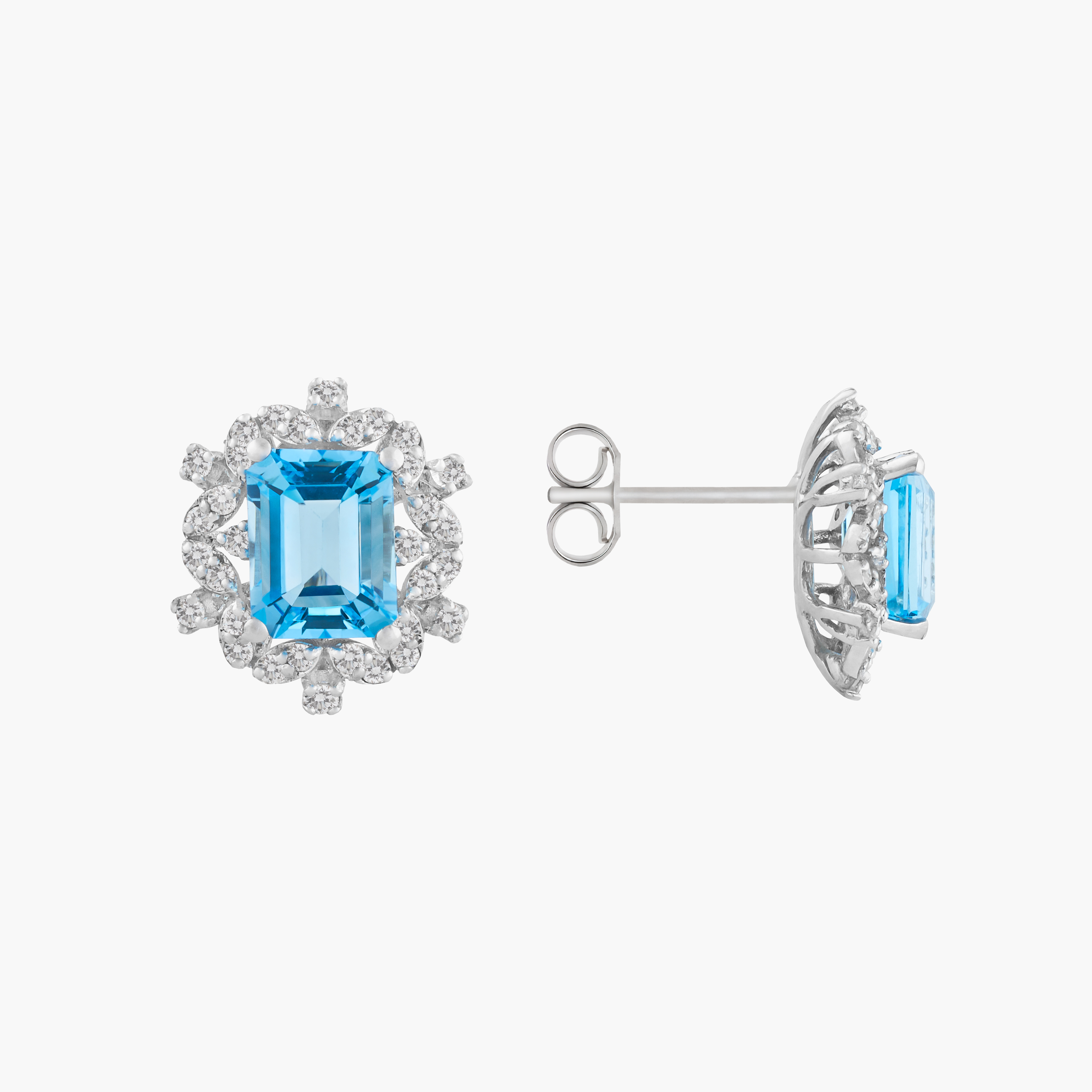 Aros Topacio Y Diamantes 2