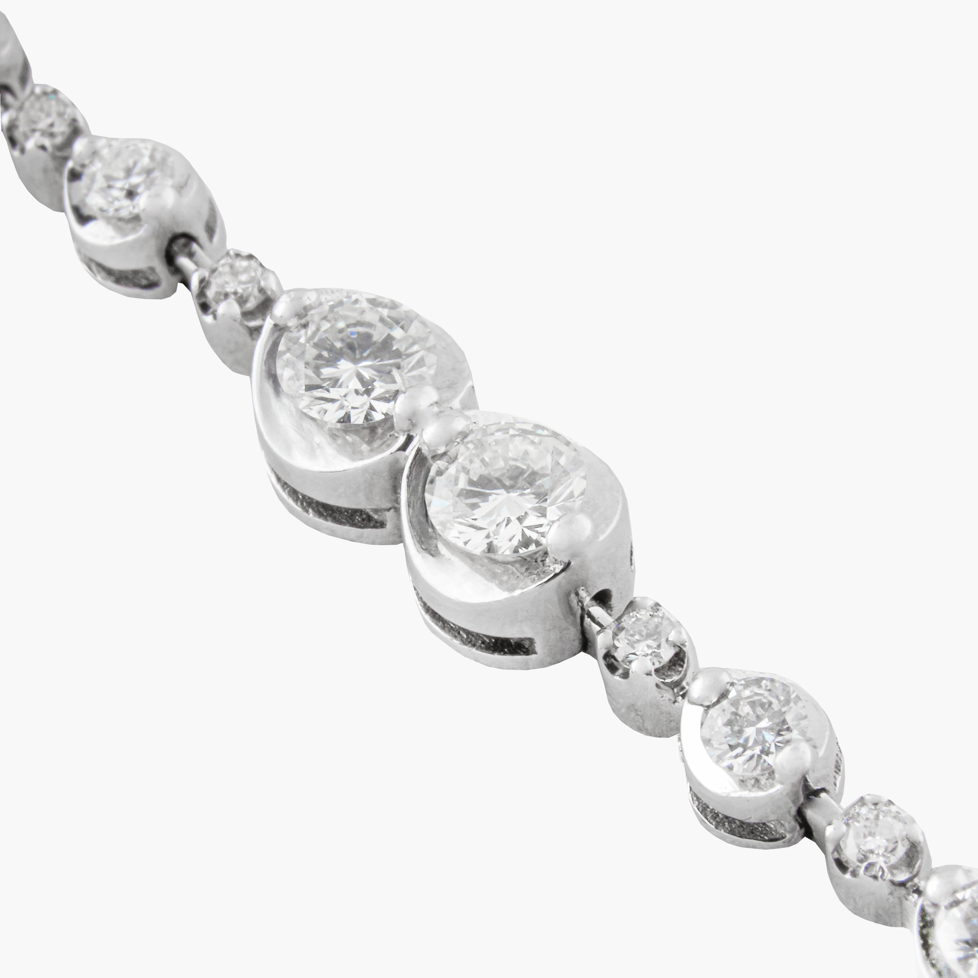 Pulsera Tenis Con Diamantes En Degrade 2