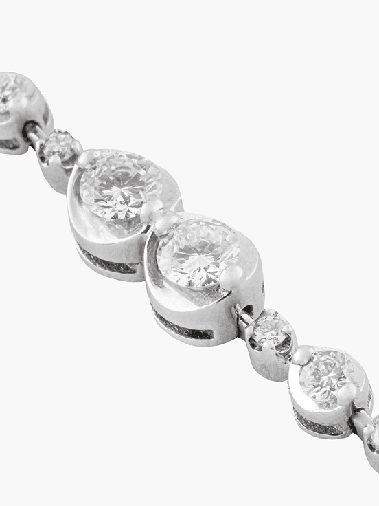 Pulsera Tenis Con Diamantes En Degrade 2