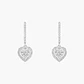 Pendientes Diamantes En Corazón - Miniatura 1