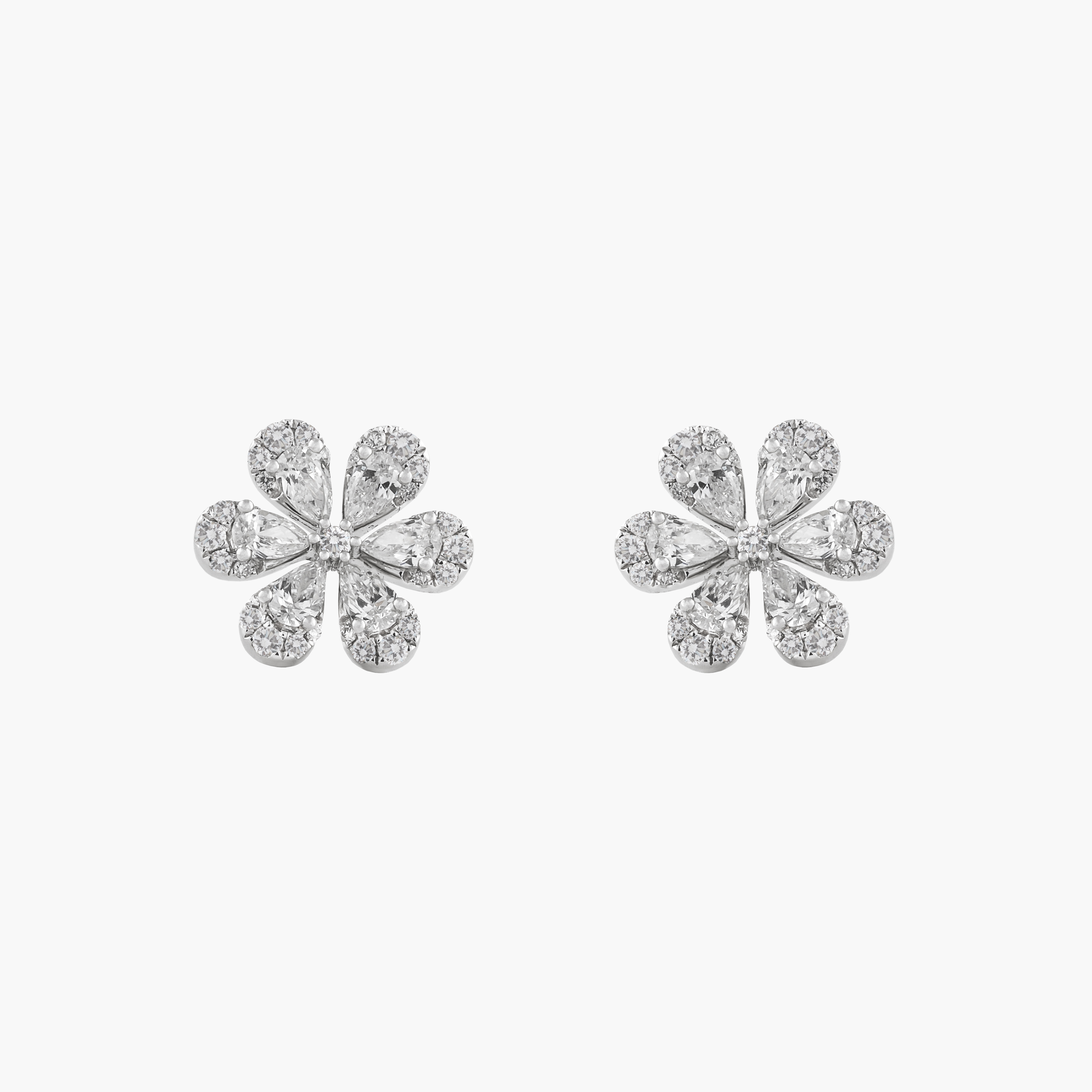 Brillo Floral Con Diamantes Pera 1