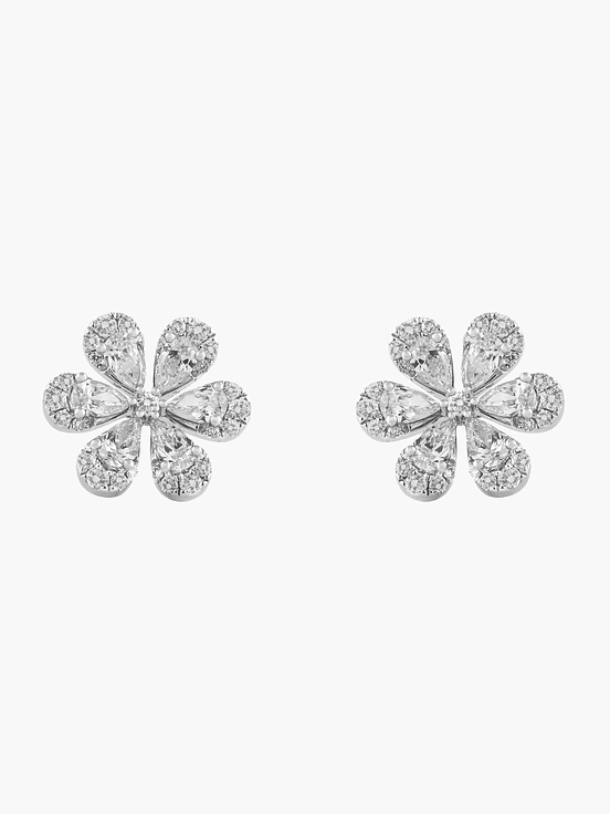 Brillo Floral Con Diamantes Pera 1