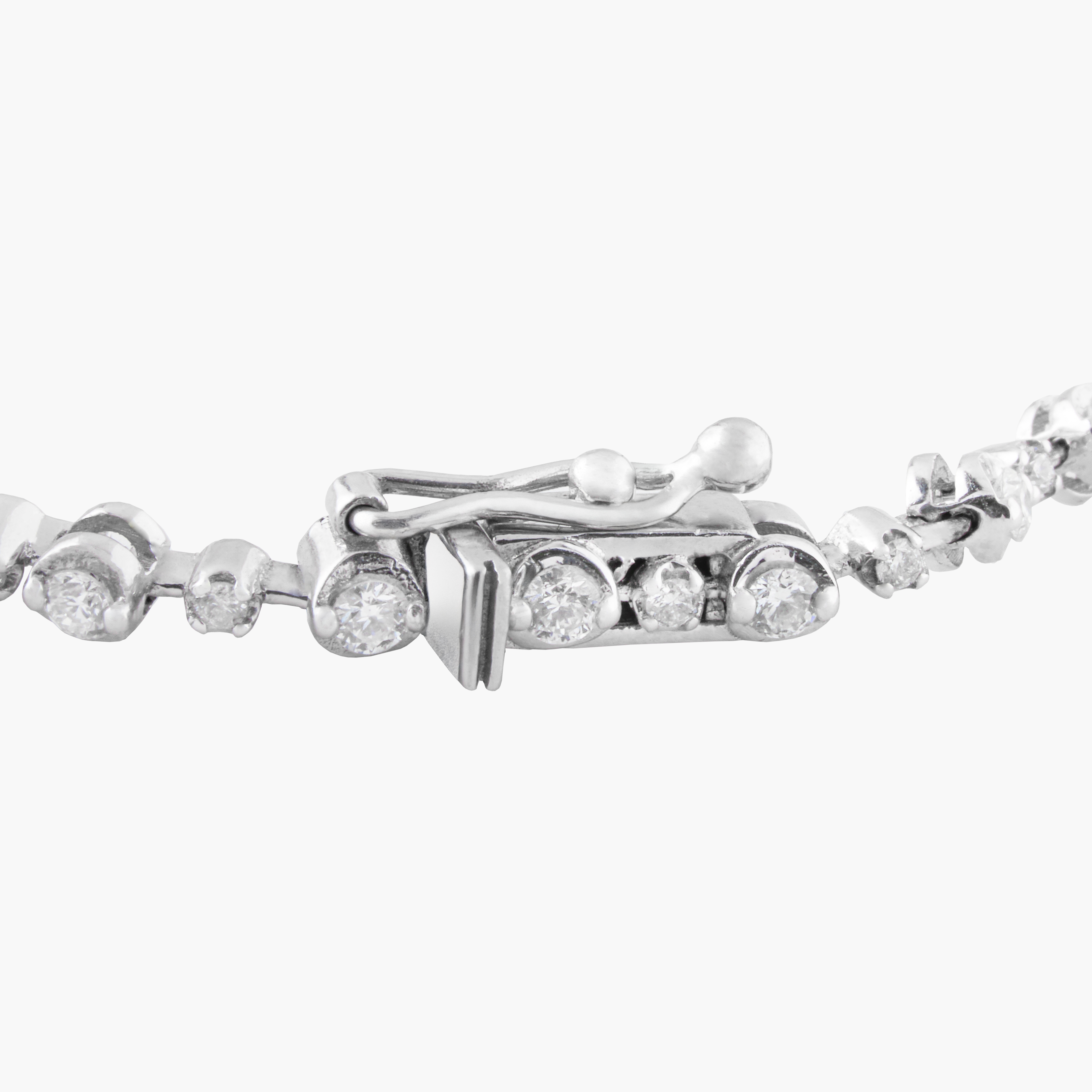 Pulsera Tenis Con Diamantes En Degrade 3
