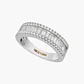 Anillo Diamantes En Baguete Bisel - Miniatura 1