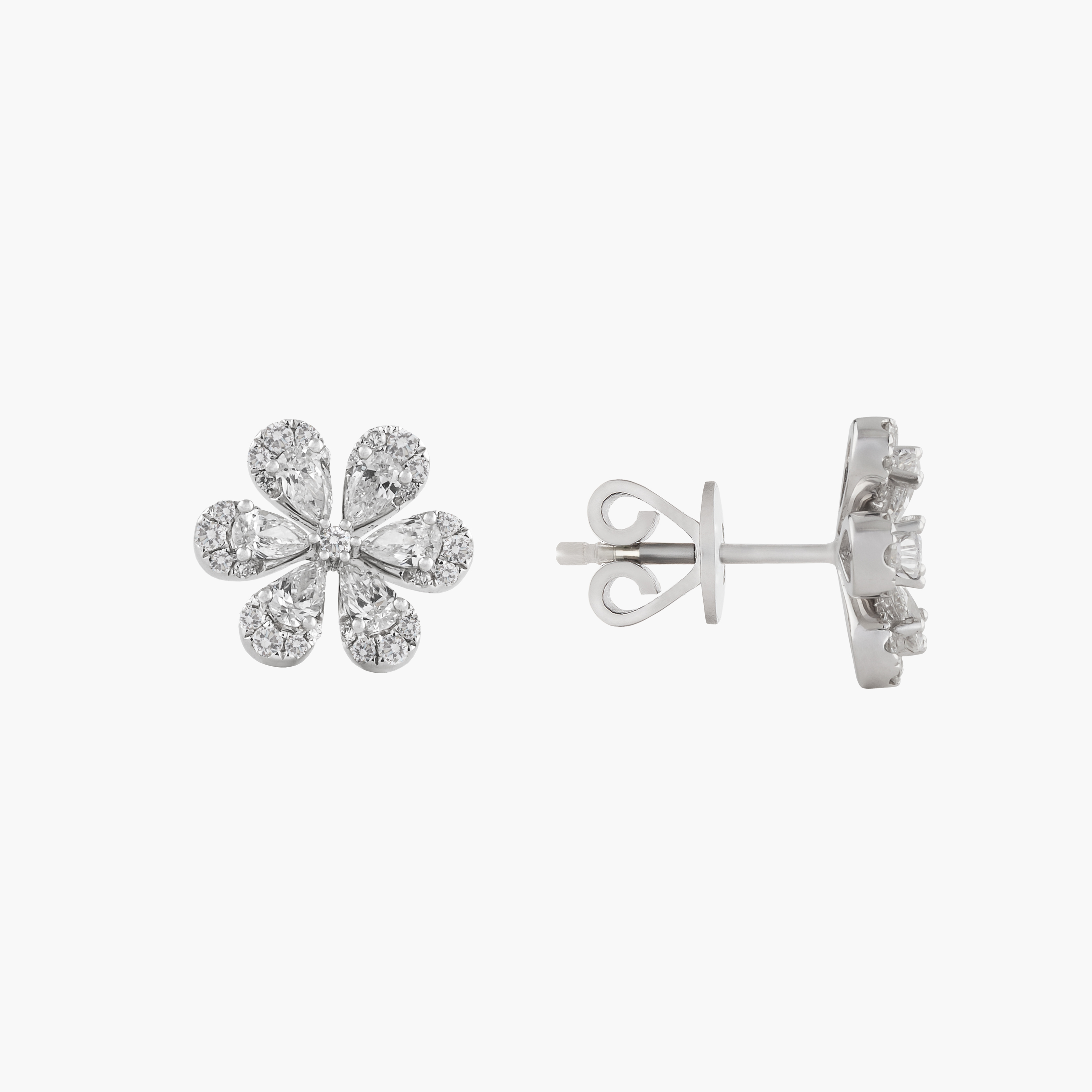 Brillo Floral Con Diamantes Pera 2