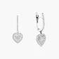 Pendientes Diamantes En Corazón - Miniatura 2