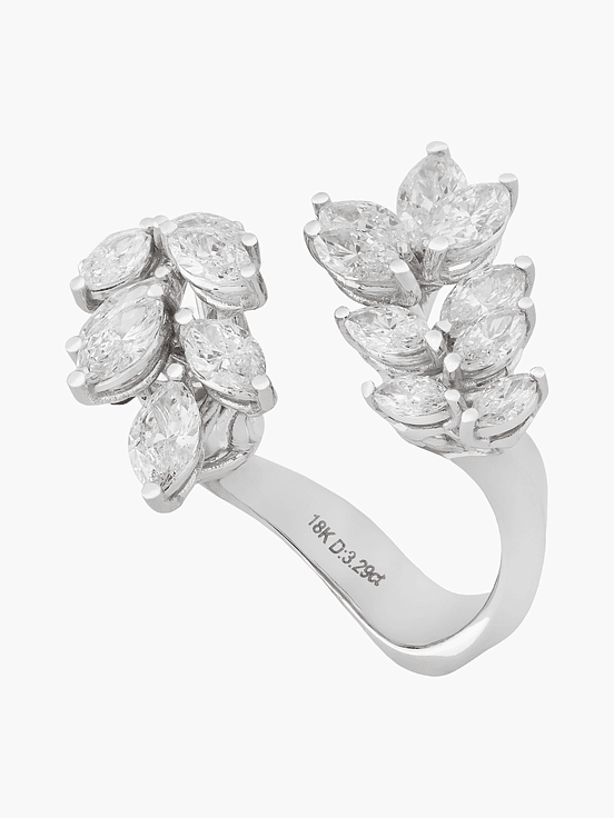 Anillo Diamantes Marquise 1