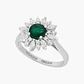 Anillo Esmeralda Y Diamantes - Miniatura 1