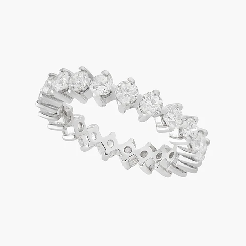 Anillo Eternidad En Marquise