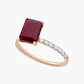 Anillo Princesa En Rubi - Miniatura 1