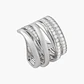 Anillo Maxi Chunky Con Diamantes - Miniatura 1