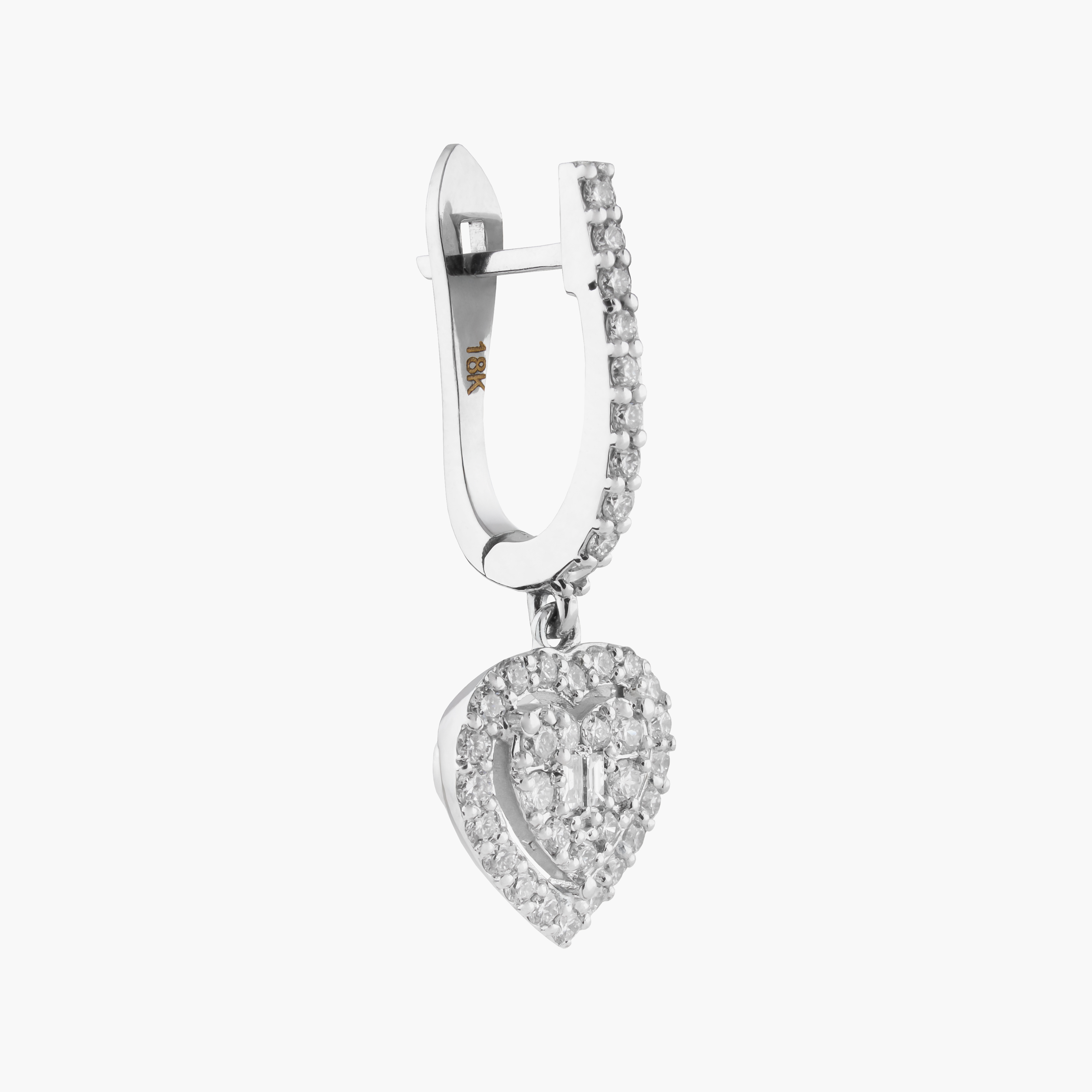 Pendientes Diamantes En Corazón 3