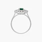 Anillo Esmeralda Y Diamantes - Miniatura 2