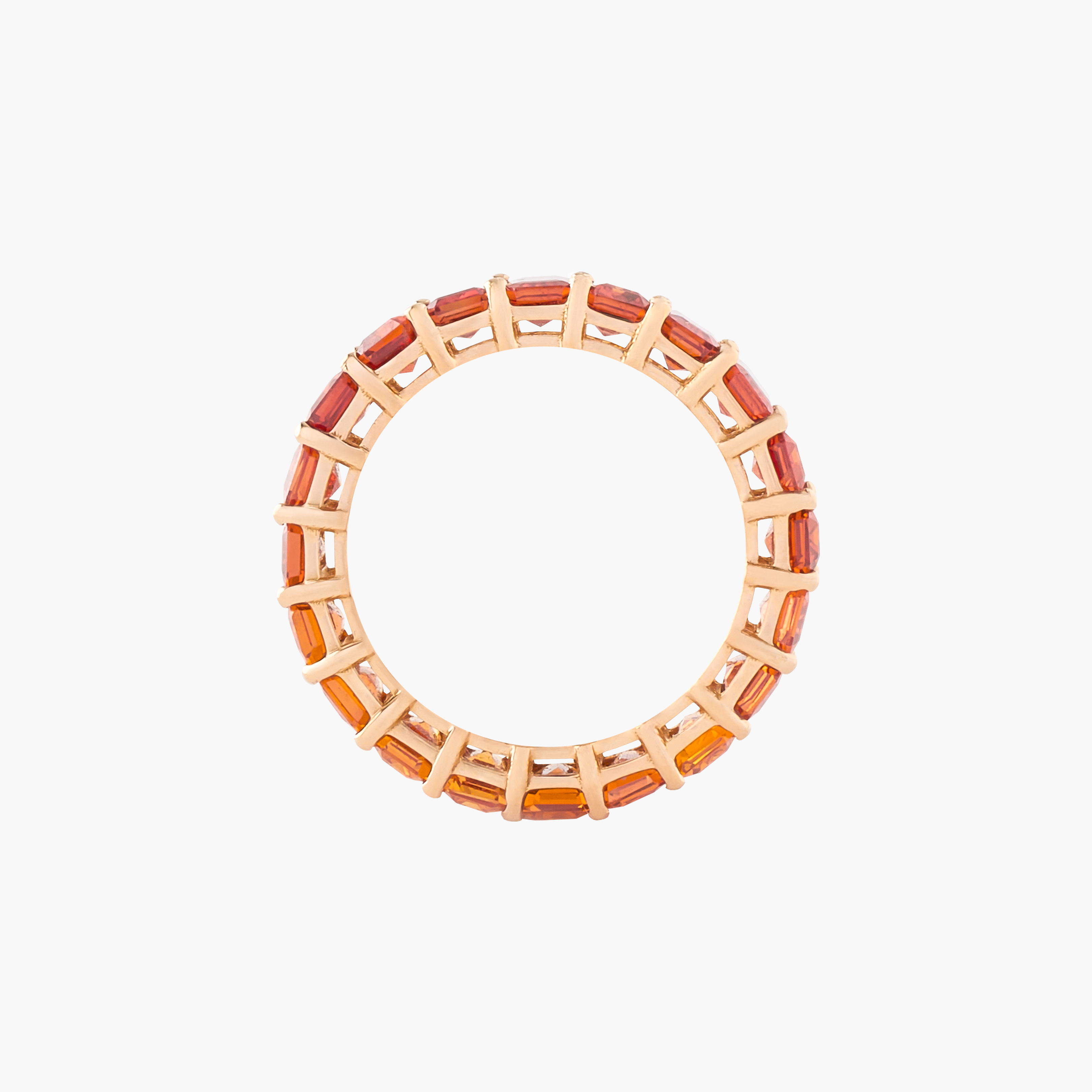 Anillo Eternidad Citrinos 2