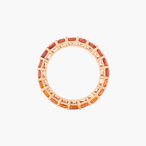 Anillo Eternidad Citrinos