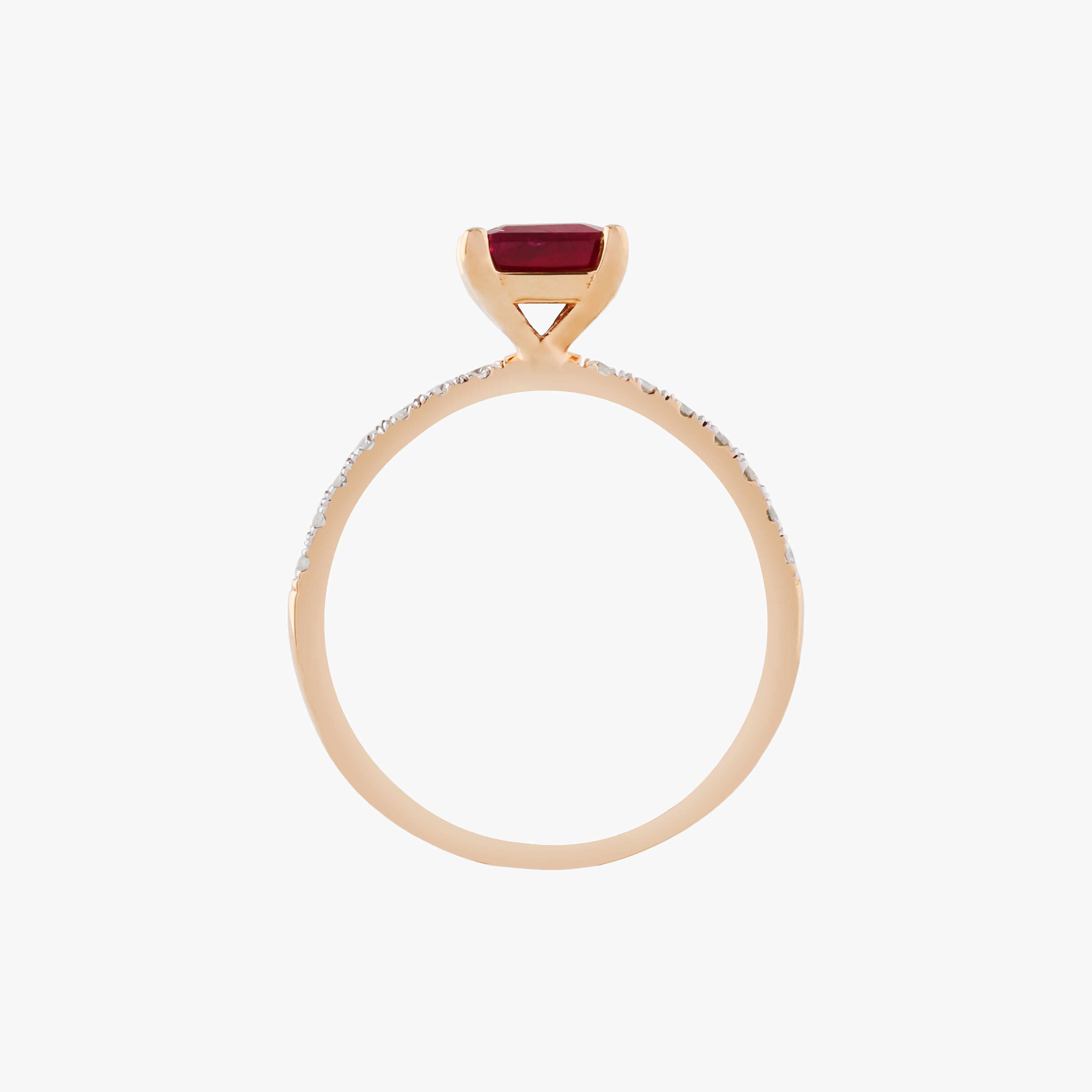 Anillo Princesa En Rubi 2