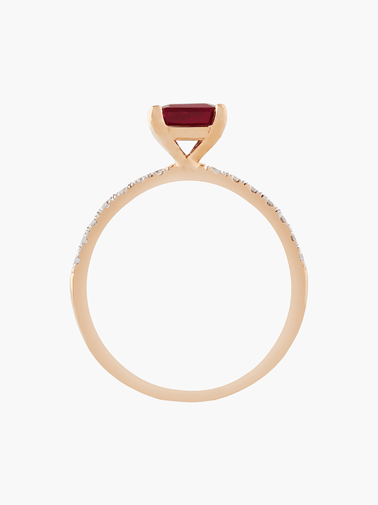 Anillo Princesa En Rubi 2