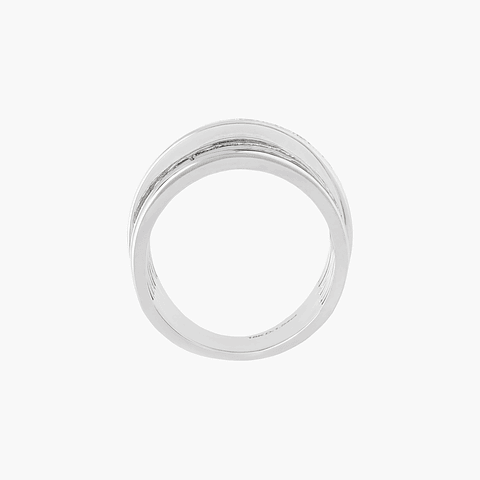 Anillo Maxi Chunky Con Diamantes