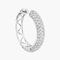 Aros Hoop En Full Diamantes - Miniatura 3