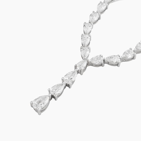 Colgante Caída De Diamantes