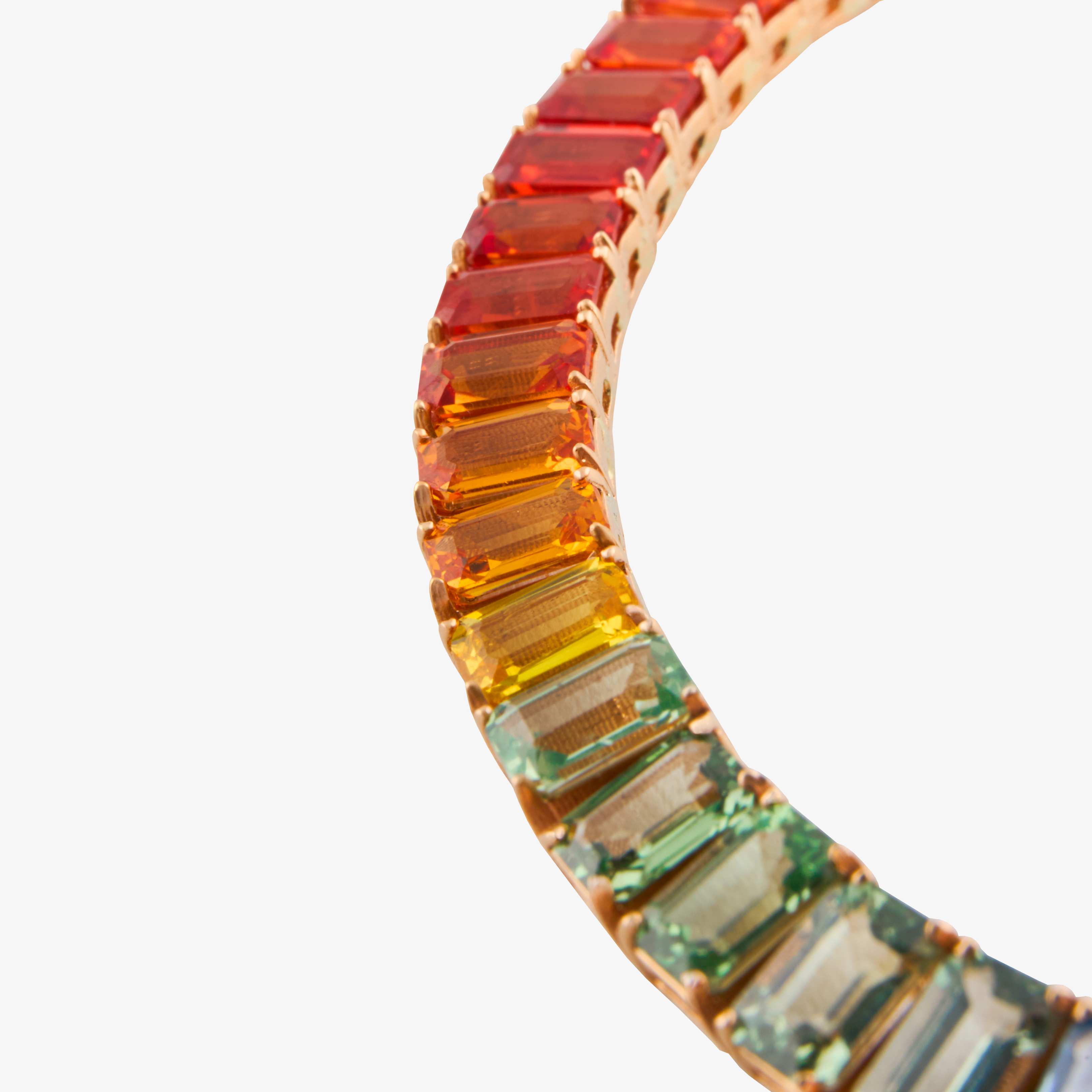 Collar Arcoiris De Zafiros 2
